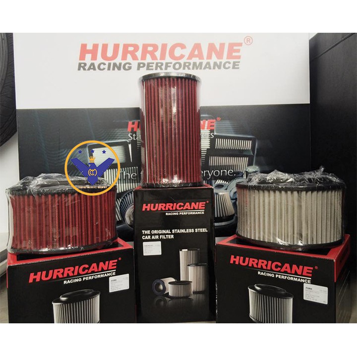 Lọc gió động cơ Cotton vải thấm dầu Hurricane xe Ford Ranger, Everest, Mazda BT50 2.2, 3.2