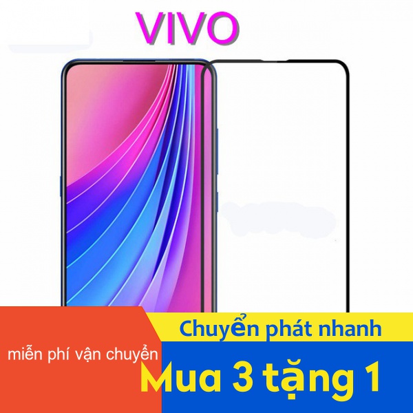 Kính cường lực bảo vệ màn hình cho Vivo Y3 Y11 Y12 Y15 Y73S Y19 Y20 Y3S Y30 Y31 Y70 Y20 Y51 Y11S Y30G Y70S Y65 Y66 Y20i 2019 2020