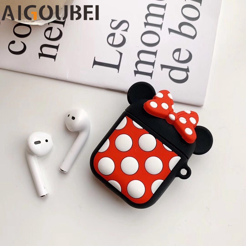 Airpods Disney Mickey Bunny Mike Case AirPods Tai nghe Cover i12 bảo vệ vỏ