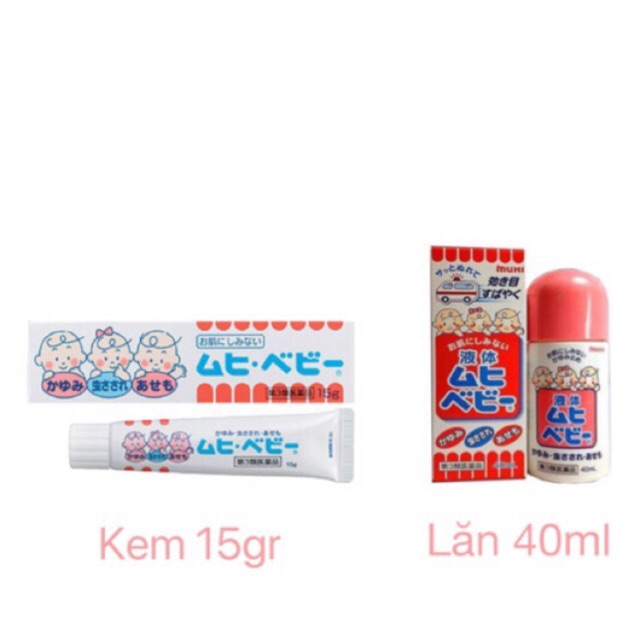Muhi baby trị vết muỗi đốt và côn trùng cắn cho bé 3m+