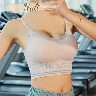 Áo bra 2 dây, áo bralette tạp gym, yoga nl058