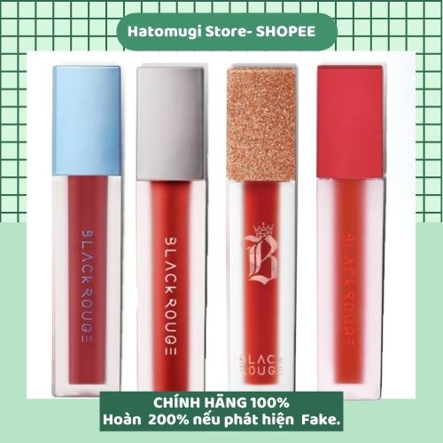 Son black rouge [Sang chảnh-Hàng auth] Son Kem Black Rouge Air Fit Velvet Tint Ver 6 37.3g