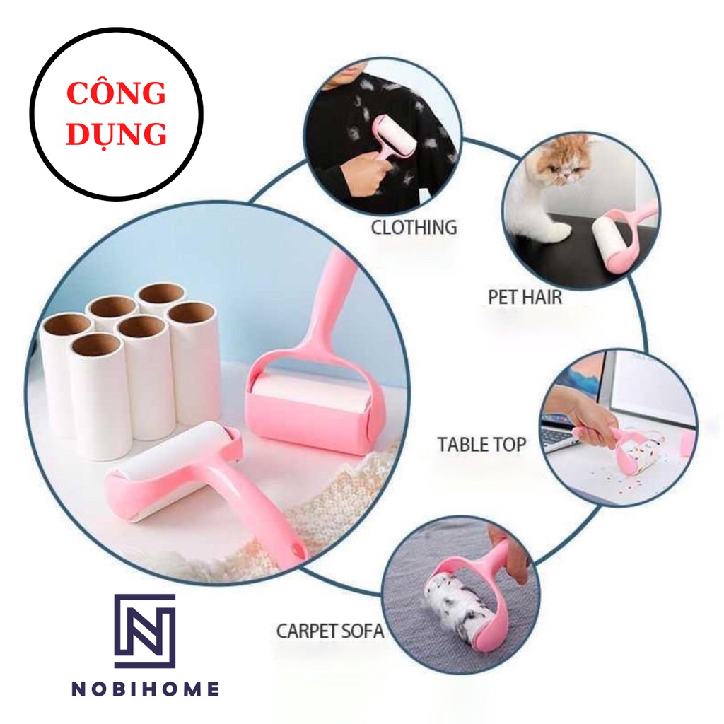 Cây Lăn Buị Quần Áo Đa Năng Mini Nobihome Làm Sạch Quần Áo,Ga Giường, Sofa, Lông Chó Mèo