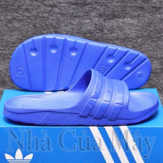 [☘️ADIDAS®☘️]- DÉP ĐÚC DURAMO SLIDES - Xanh dương full
