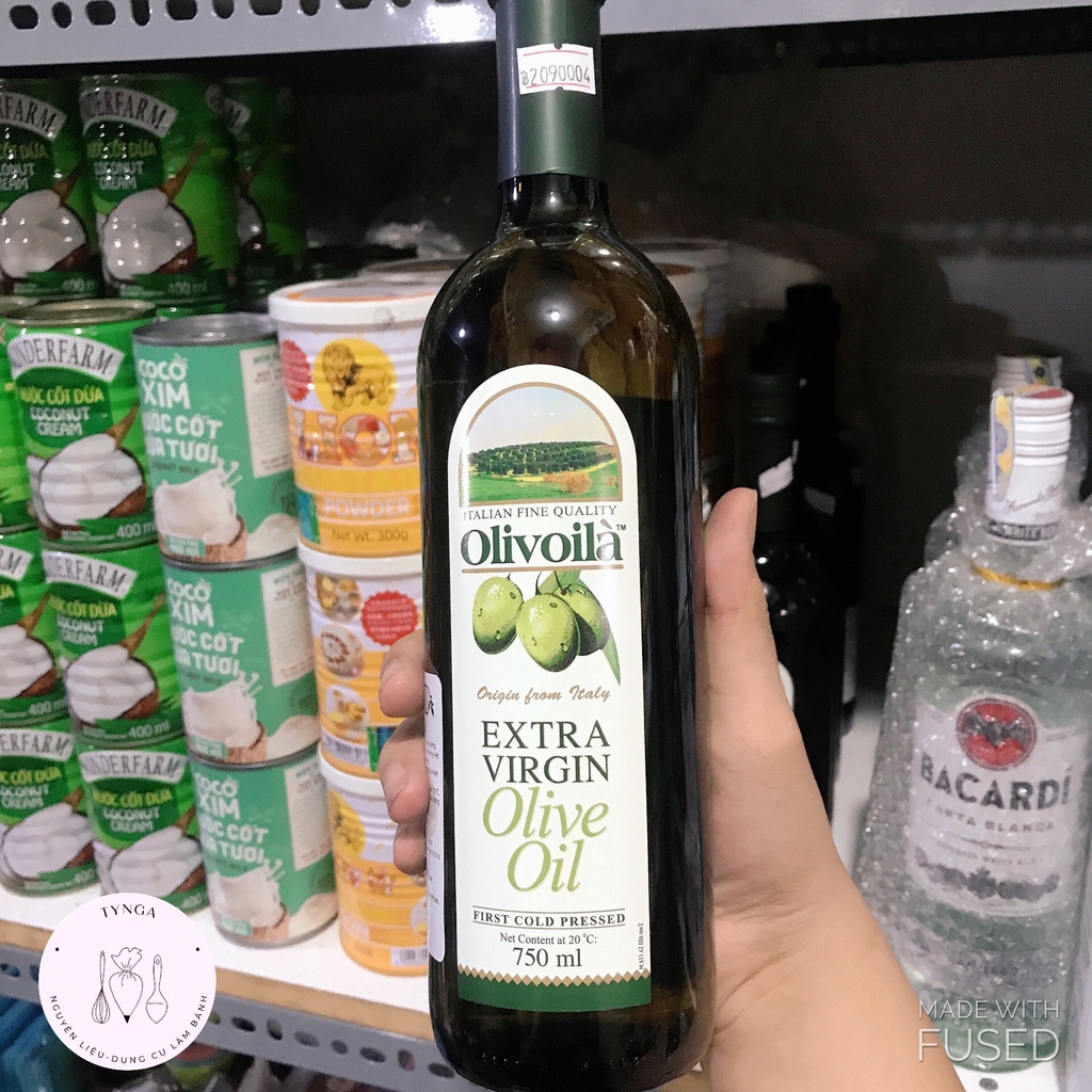 Dầu olive extra virgin Olivoilà Chai 750ml