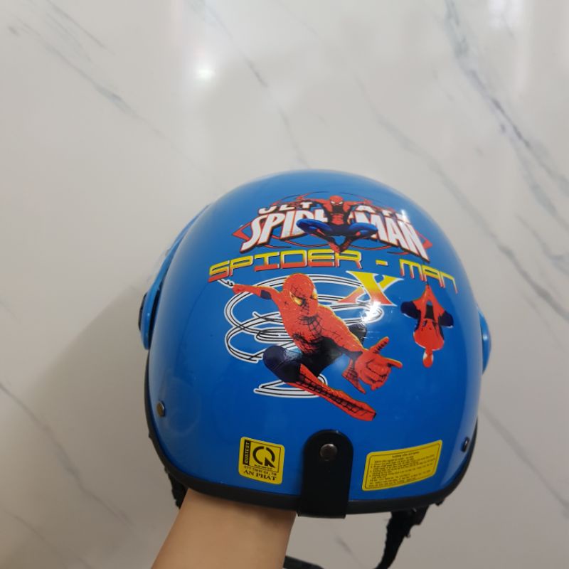 Mũ Bảo Hiểm Siêu Nhân Cho Bé 2 đến 6 Tuổi