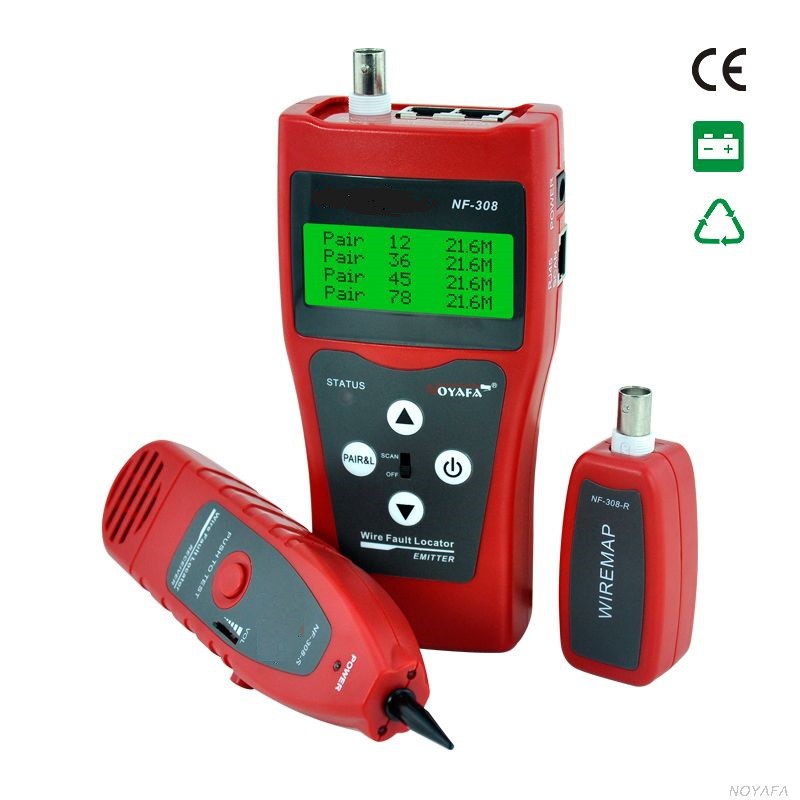 Máy test tín hiệu dây cáp mạng đa năng chính hãng Noyafa NF-308