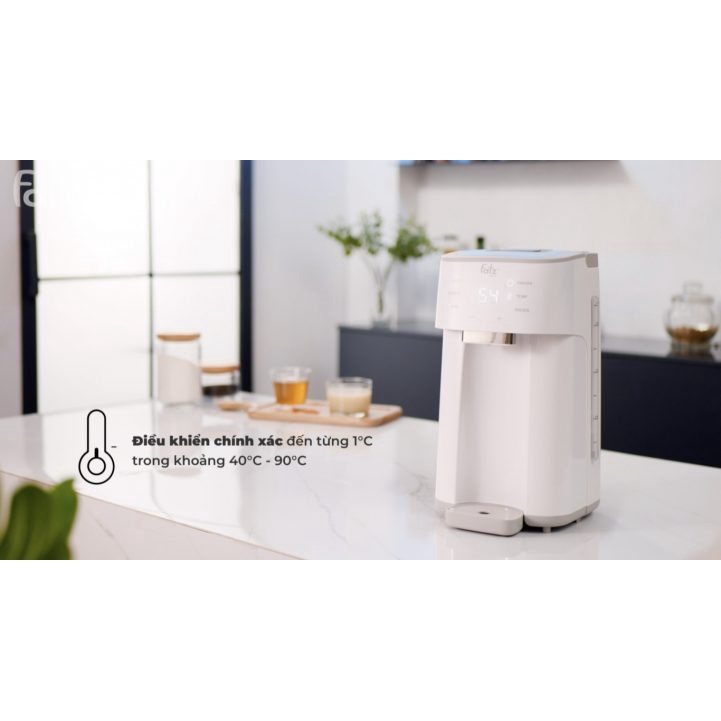 Bình đun và hâm nước pha sữa thông minh Fatzbaby SMART 2 FB3817TN