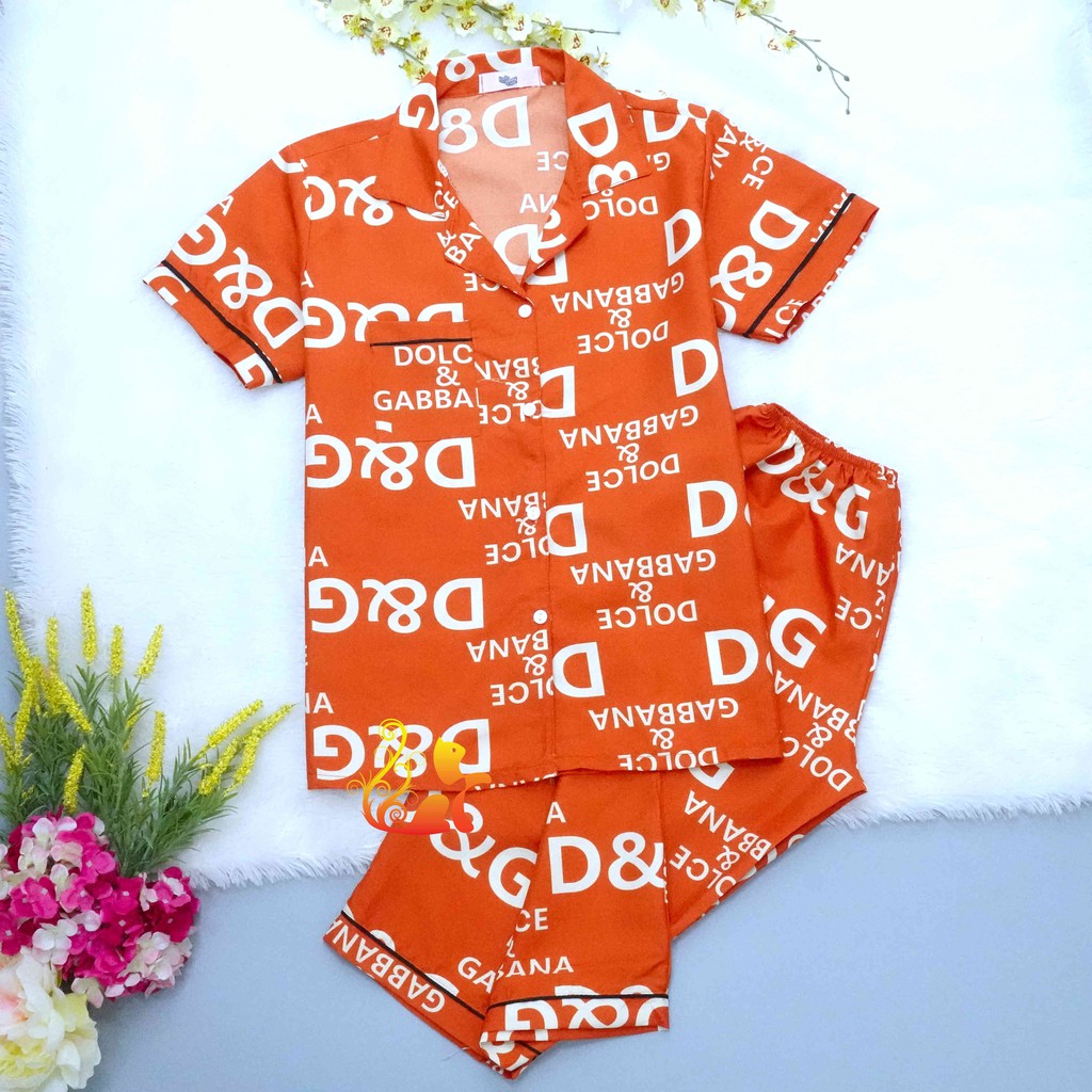 Bộ Đồ Mặc Nhà &quot;Họa Tiết Dờ Gờ&quot; Pijama Kate Thái Quần Lửng - Dưới 58kg.