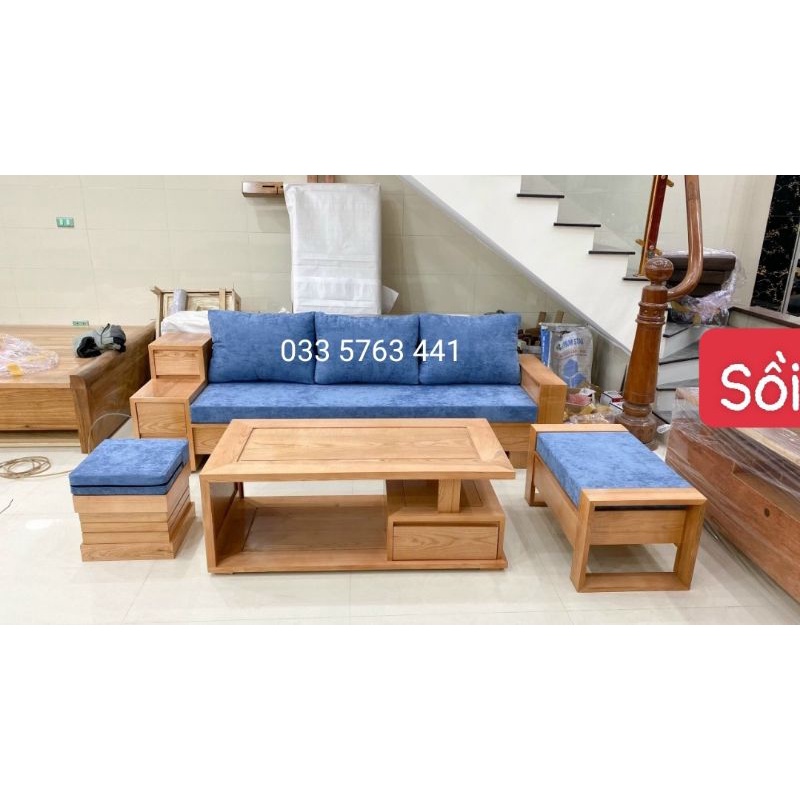 Sofa gỗ sồi nga giá tại xưởng không qua trung gian