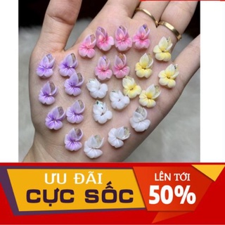 Hoa ly đá - Hoa bột nail mẫu mới