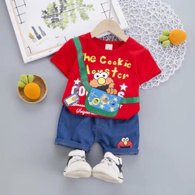 Quần áo trẻ em mùa hè nam 1-3 tuổi. Hàng nội địa QUẢNG CHÂU