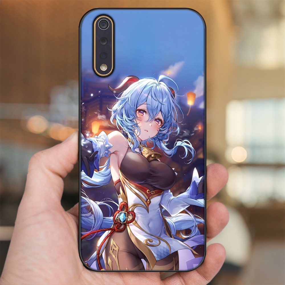 Ốp lưng Vivo S1 viền đen in hình Ganyu Genshin Impact