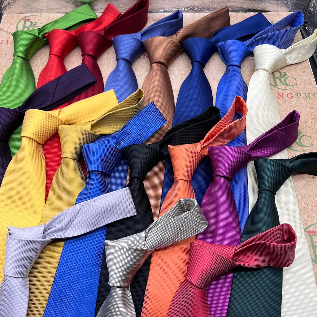 Cà vạt nam trung niên công sở đầy đủ màu chất vải đẹp bán chạy nhất TP HCM 2022 Giangpkc Phụ kiện cưới Giang