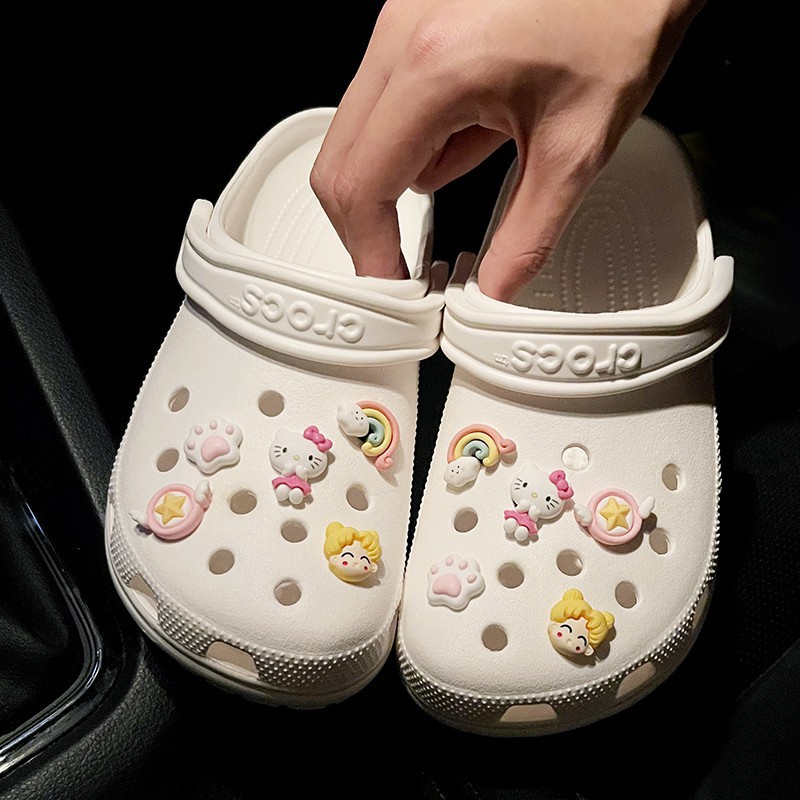 phụ kiện dép Crocs charm DIY khóa giày crocs jibbitz Nhựa trang sức Phụ kiện trang trí giày crocs nút trang trí giày trẻ em Dép Sandal Đồ trang sức Quà tặng sáng tạo món quà đặc biệt