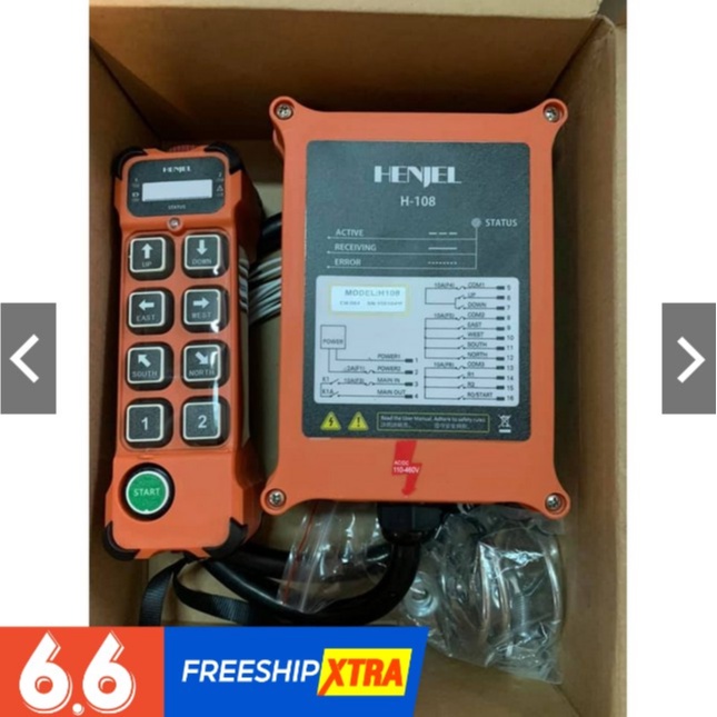 Bộ điều khiển cẩu trục  từ xa Henjel hàng chính hãng