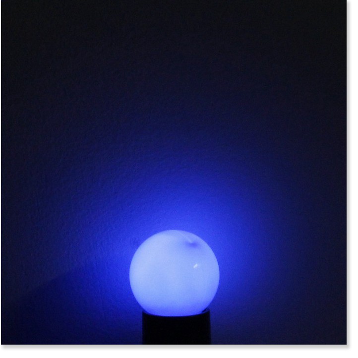 Thiết bị chiếu sáng  👉BH 1 THÁNG 👈 Bóng đèn led tròn G45 nhiều màu, chống nước, tiết kiệm điện 9134