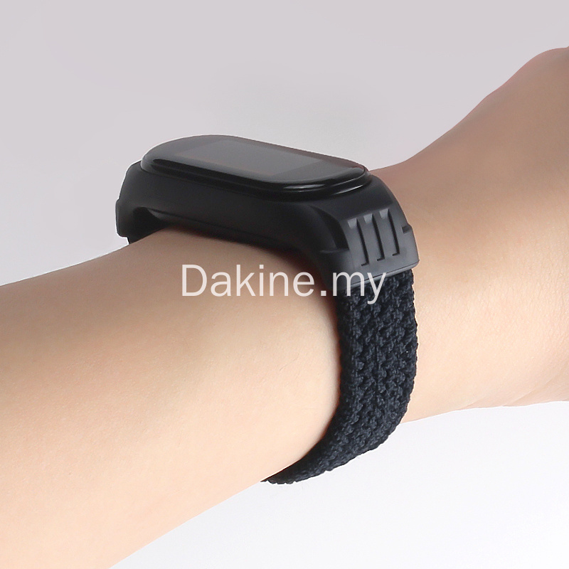 Dây Đeo Sợi Nylon Cho Vòng Đeo Tay Thông Minh Mi Band 5 Miband4 Miband5 Xiaomi Mi Band 6 4 3