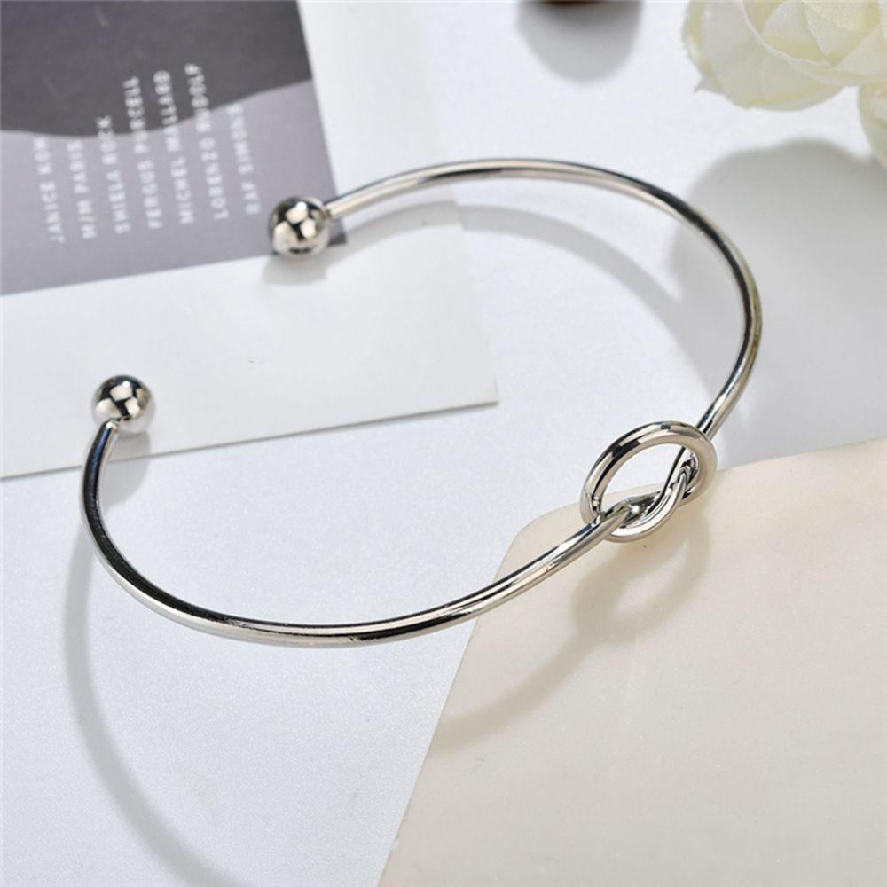 Borag Vòng Tay Hợp Kim Thắt Nút Trái Tim Thời Trang Làm Quà Tặng Đám Cưới /
