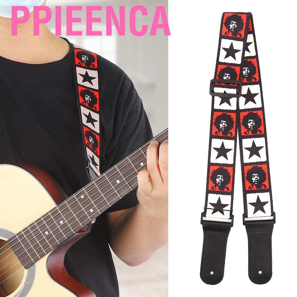 Ppieenca Dây Đeo Đàn Guitar Bass Bằng Da Có Thể Điều Chỉnh