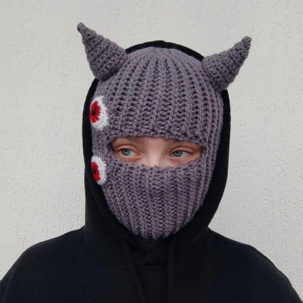 Mũ Beanie Chống Gió In Họa Tiết Halloween Vui Nhộn