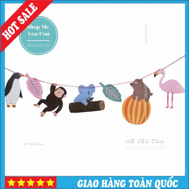 Dây Cờ Tam Giác 🌸SALE SỐC🌸 Nhiều Màu, Trang Trí Sinh Nhật, Trang Trí Lớp Học