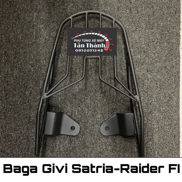 Baga Cảng sau Givi Raider FI, Satria