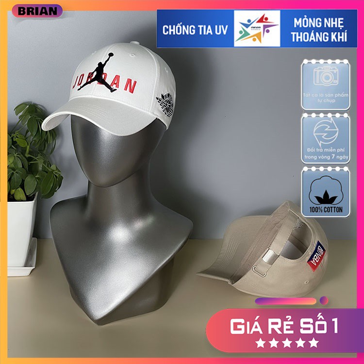 Mũ JORDAN trắng lưỡi trai, nón JORDAN trắng logo đen, hàng thiết kế xuất khẩu,dành cho mọi lứa tuổi cả nam và nữ.