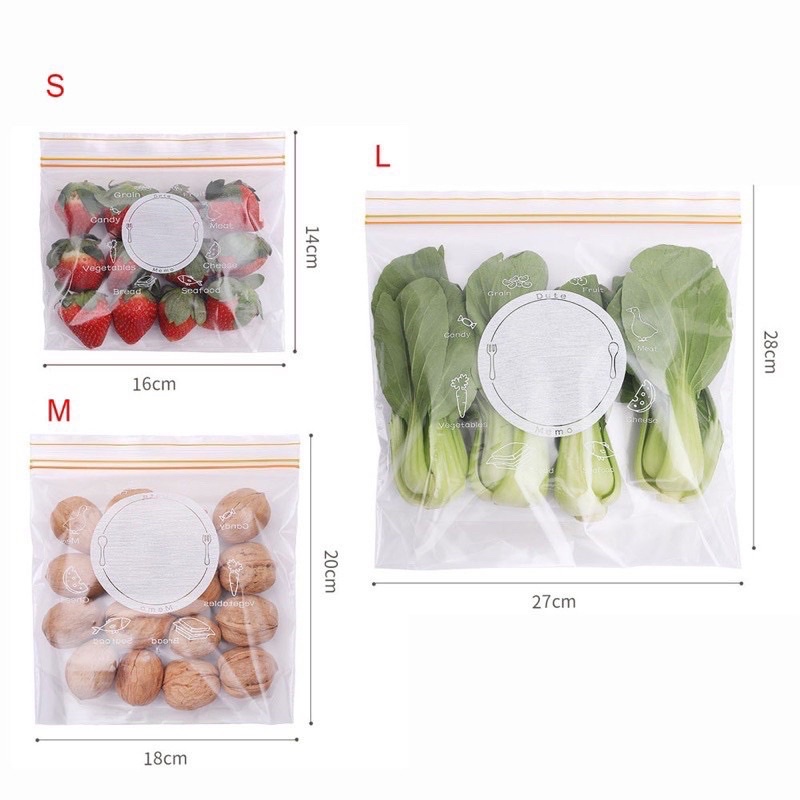 Túi ziplock - freezer bag đựng thực phẩm Nhật bản cao cấp