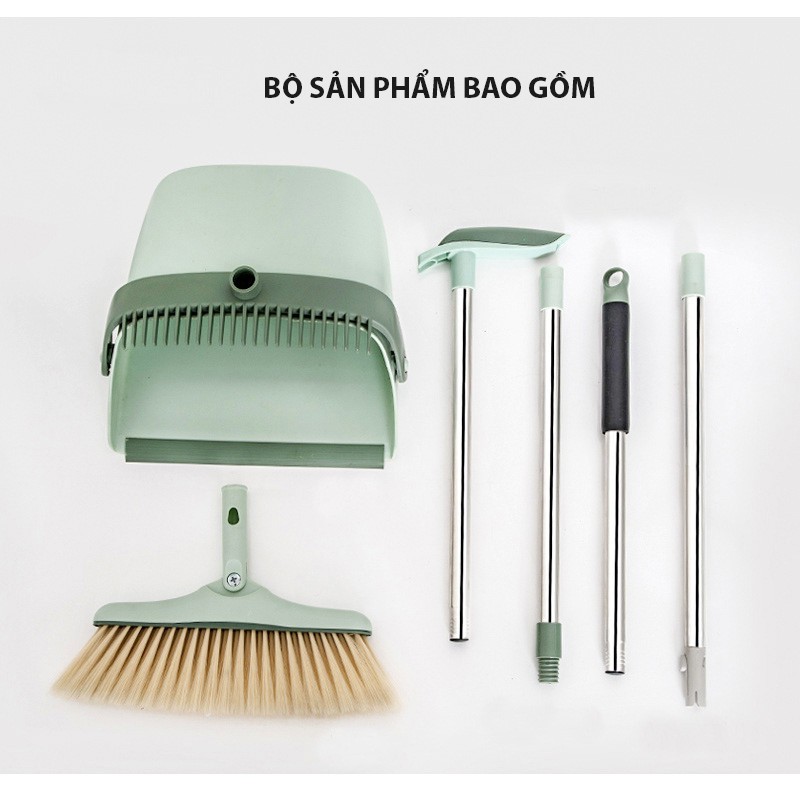 Chổi quét nhà kèm  hót rác thông minh