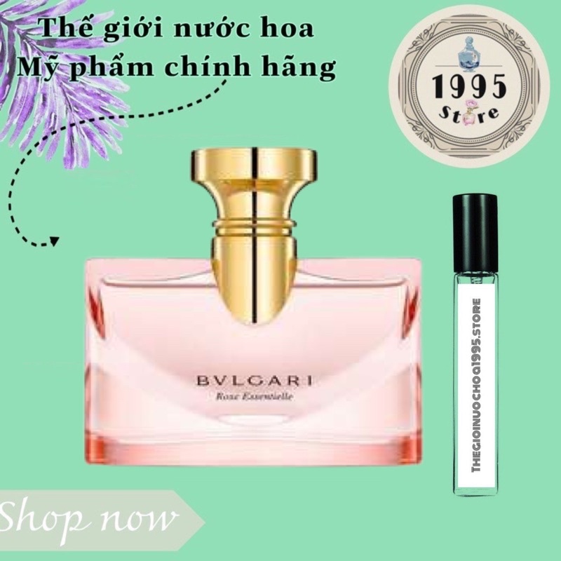 Chai Xịt Mẫu Thử Nước Hoa Nữ Bvlgari Rose Essentielle EDP Test (5ml/10ml/20ml)