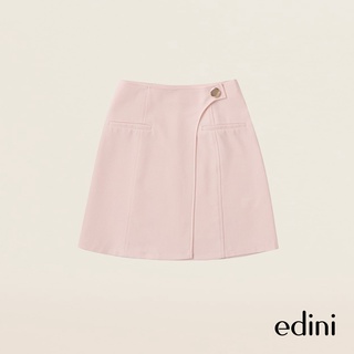 Chân váy hồng chữ a một nút edini - v377