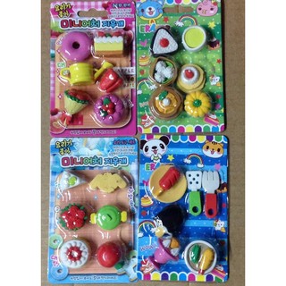 set gôm thức ăn đồ chơi