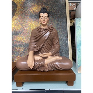 Tôn tượng Bổn sư cao 38cm ngồi ấn Địa xúc