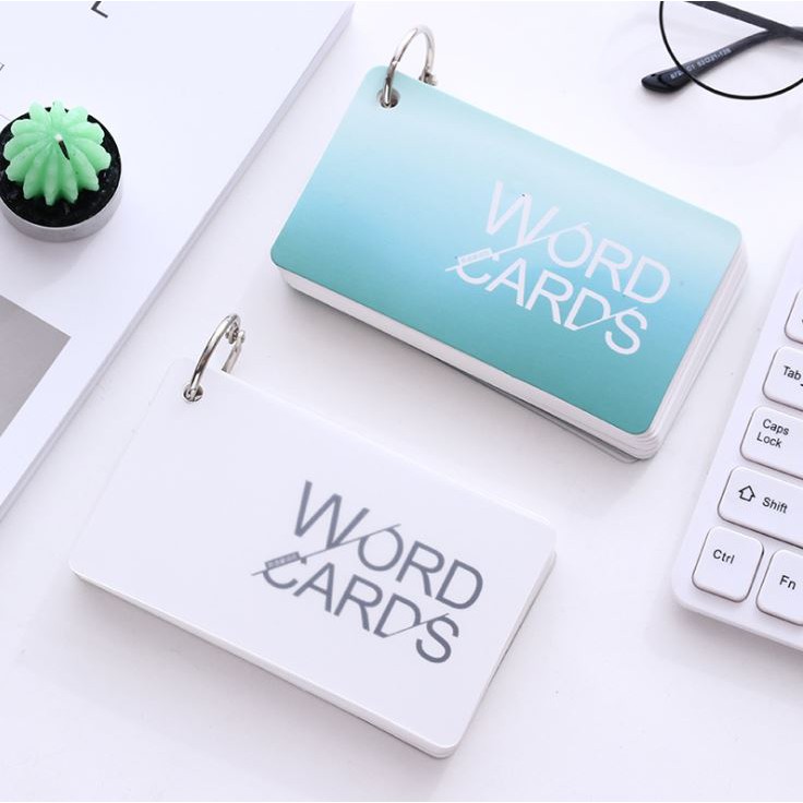 Sổ ghi nhớ từ vựng Flashcard kèm khoen