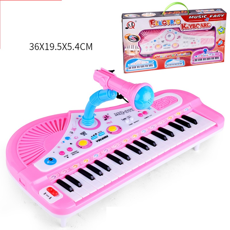 (CHẤT LƯỢNG CAO) ĐÀN PIANO ĐIỆN TỬ CHO BÉ LOẠI 37 PHÍM CÓ KÈM MICRO ĐA CHỨC NĂNG ÂM THANH TỐT