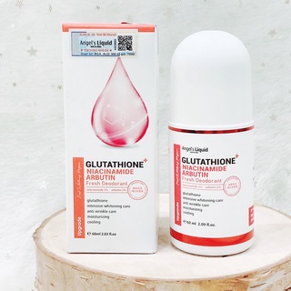 Lăn Khử Mùi Angel's Liquid Glutathione Niacinamide Whitening Dưỡng Trắng Giảm Thâm 60ml