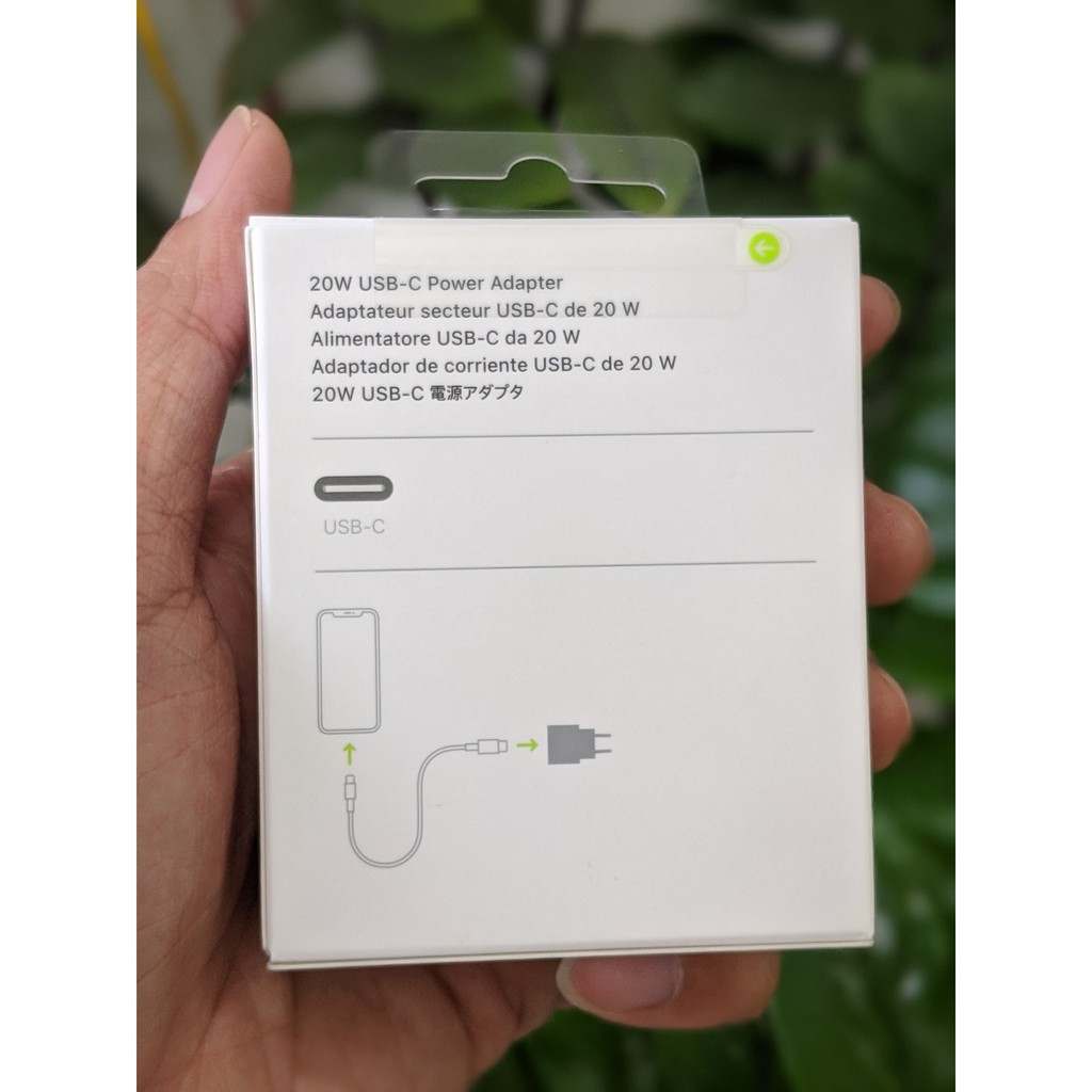 củ sạc apple 20w chính hãng vn bảo hành fpt 12 tháng dành cho ip 12 và 12 promax