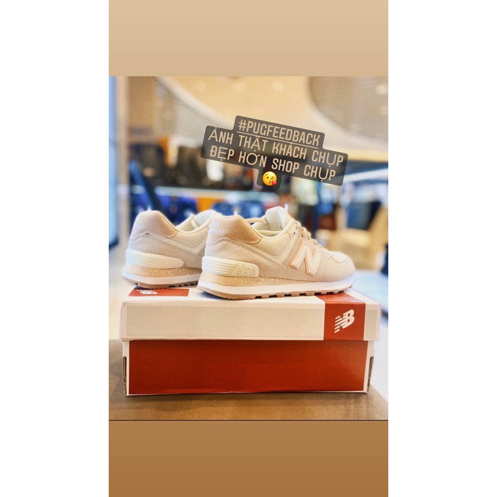 Giày thể thao Nữ Sneaker NB Hồng cực xinh xẻo, cực dễ thương - Size nữ 35-39