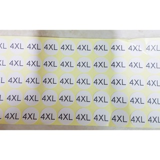 Tem dán size_Sticker dán size mac_Nhãn Size quần áo (Có sẵn)