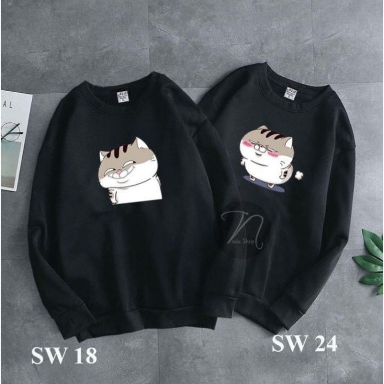 Áo sweater in hình cute (ib mã trên hình chọn mẫu ạ) | BigBuy360 - bigbuy360.vn