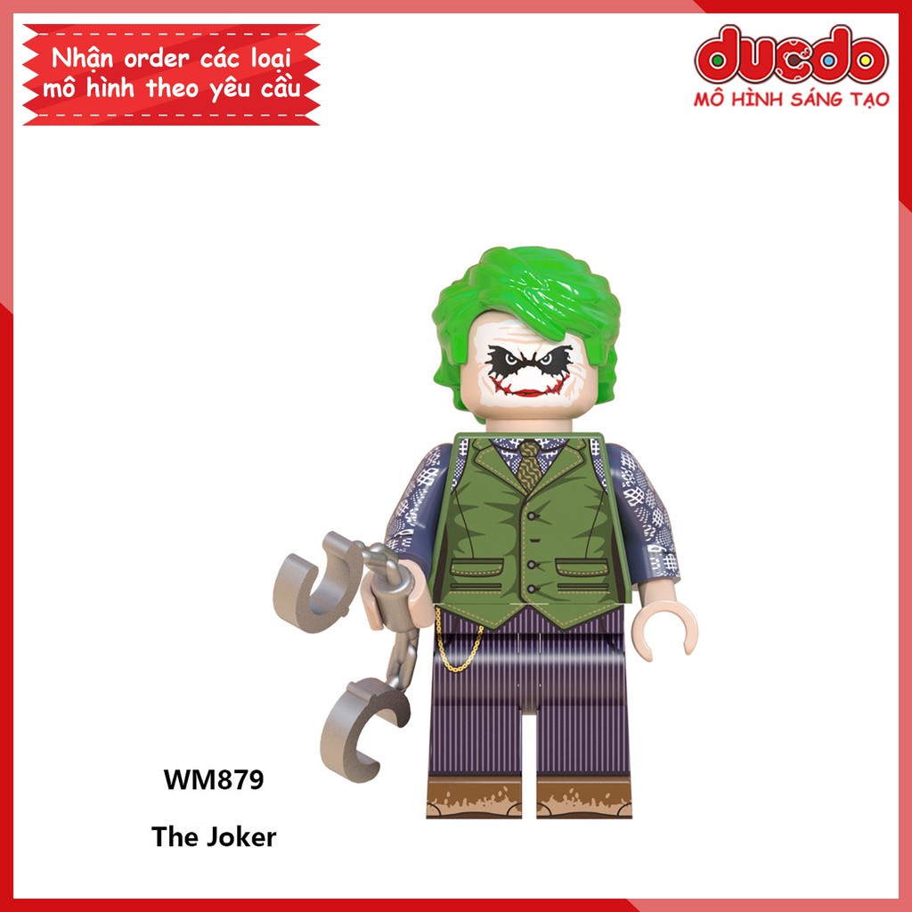 Minifigures các nhân vật Joker và Harley Quinn mới nhất - Đồ chơi Lắp ghép Xếp hình Mini Mô hình WM WM6080