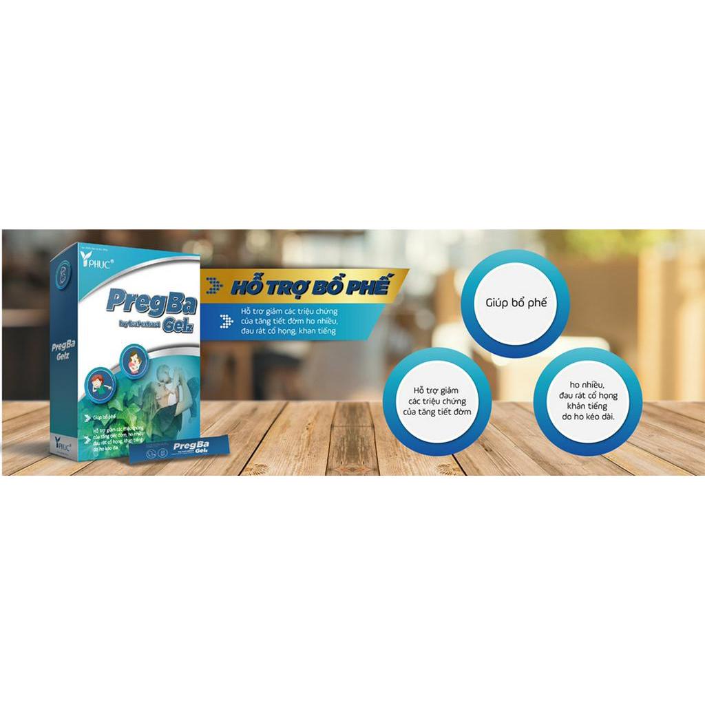 Gel bổ phế PregBa Gel - Hỗ trợ cắt cơn ho nhanh chóng, an toàn cho phụ nữ mang thai
