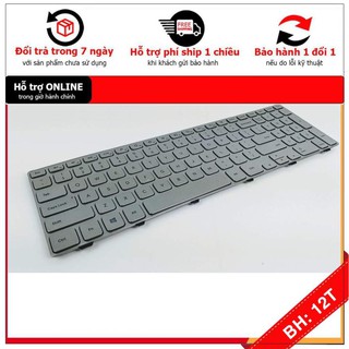 Bh12th 🎁 bàn phím dell inspiron 7537 - đèn led - new - bh 6 tháng