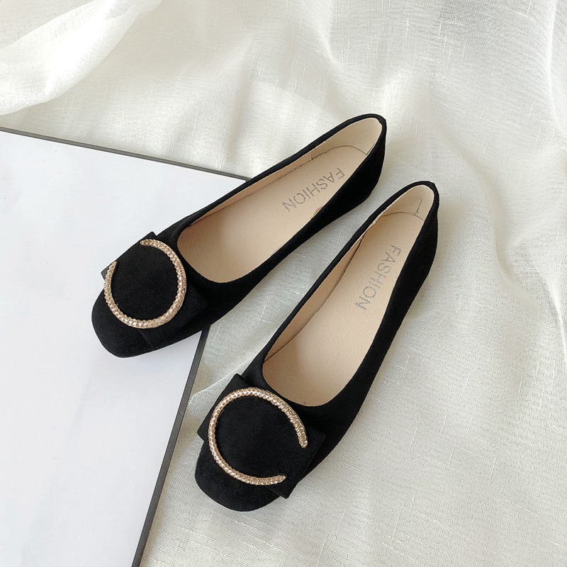 Giày Búp Bê Mũi Vuông Phong Cách Hàn Quốc 2021 Cho Nữ | BigBuy360 - bigbuy360.vn