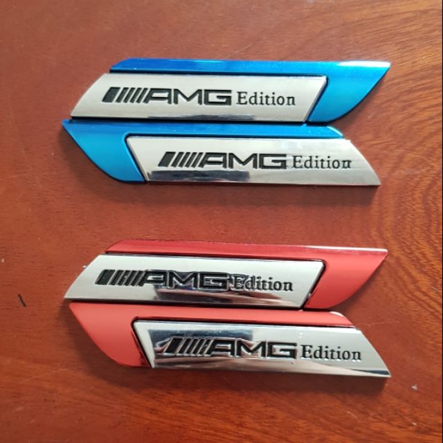 Tem kim loại AMG Edition 2 màu