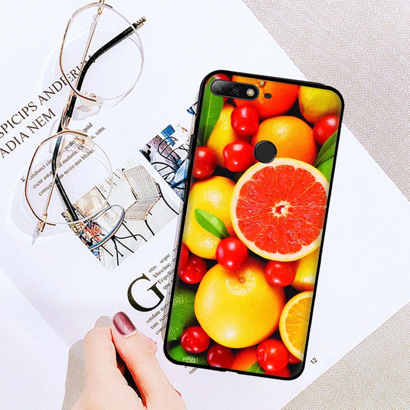 Ốp Điện Thoại Tpu Mềm Họa Tiết Trái Cây Mùa Hè Cho Huawei Honor 8 Lite 8a 8x 8c 9 Lite 10 Lite View 20 Honor 9 20