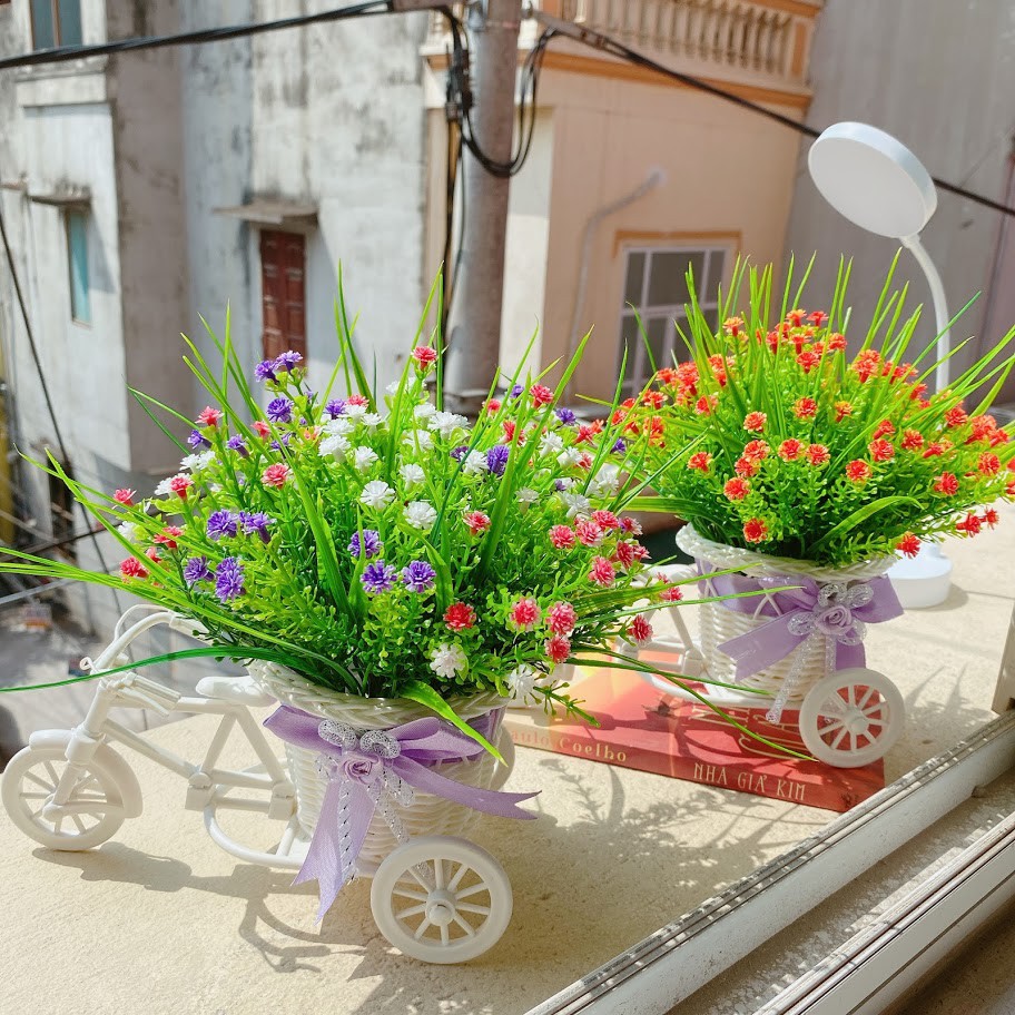 Hoa giả - Hoa Xiu baby 33cm siêu dễ thương cắm chiêm điểm tuyệt đẹp