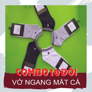 Combo 10 Đôi tất nam cổ ngắn vớ nam hàng đẹp giá tốt