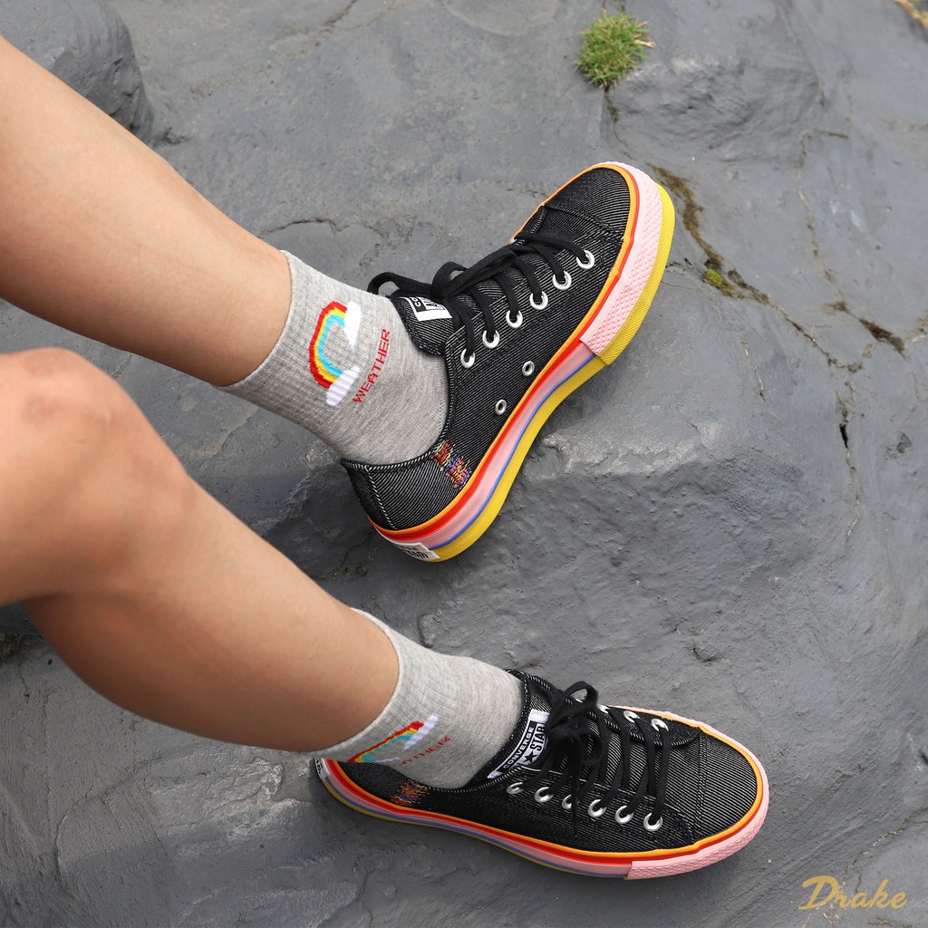 Giày sneakers Converse Chuck Taylor All Star Lift Rainbow 564994C